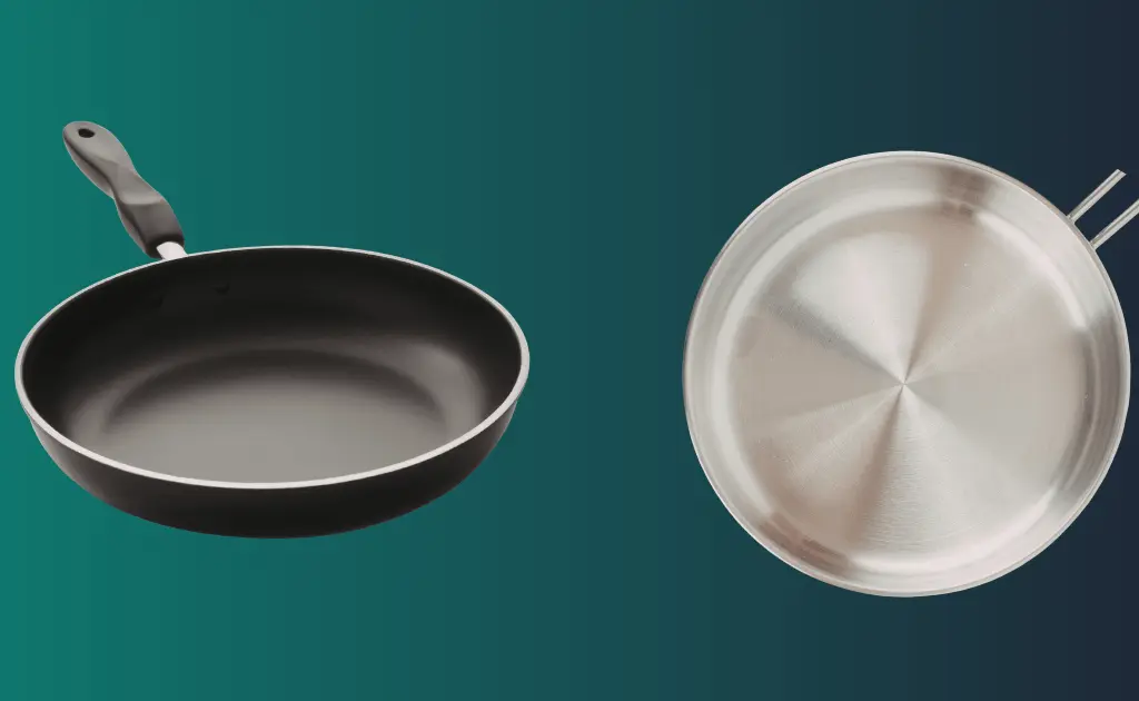 nonstick cookware set vs stainless steel