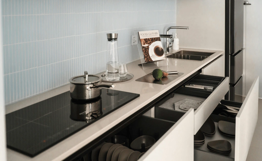 antry organization ideas clear containers